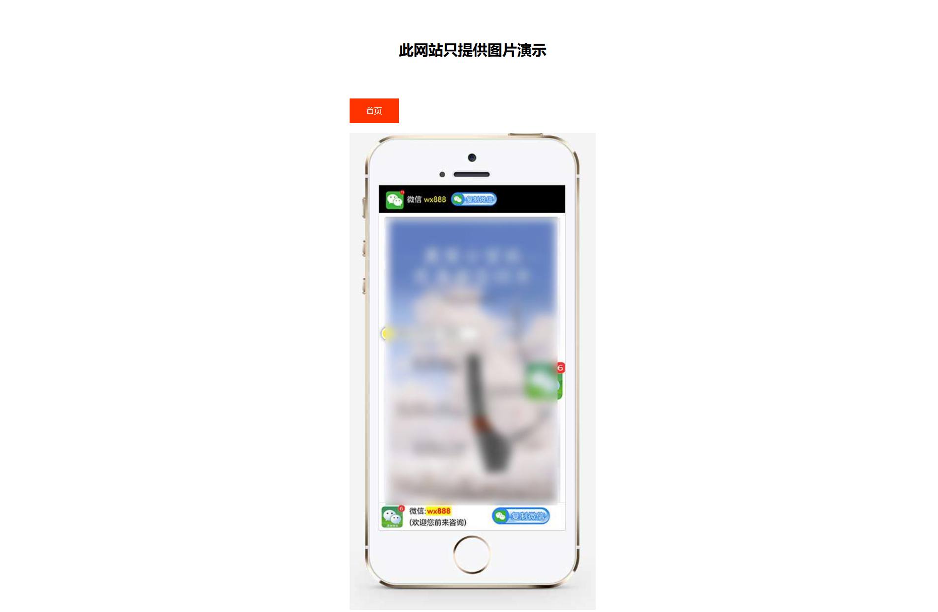 手机界面展示类企业官网