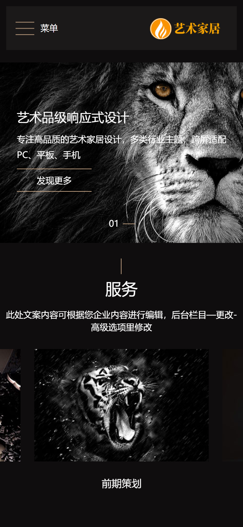黑色艺术家居企业官网